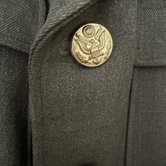 WWII US Army Uniform Dress Jacket with Patches - Picture 5 of 8